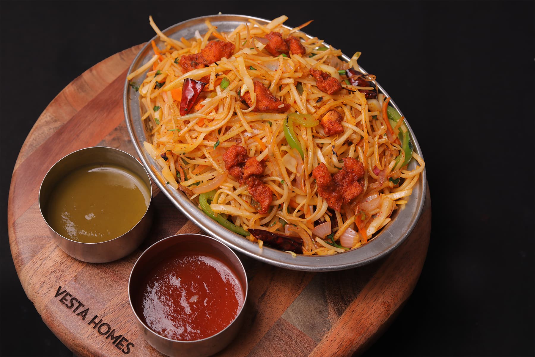 Schezwan Chicken Noodles